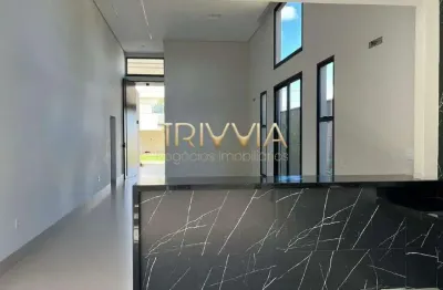 Casa térrea de alto padrão com 3 suítes, piscina aquecida e acabamento de luxo