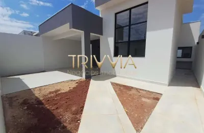 Casa moderna com suíte master, sacada e área gourmet completa