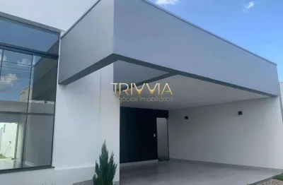 Casa moderna com pé-direito duplo e 3 quartos (1 suíte) – bairro jardim brasília