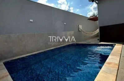 Casa completa, moderna e planejada com piscina aquecida e área gourmet – pronta para morar!