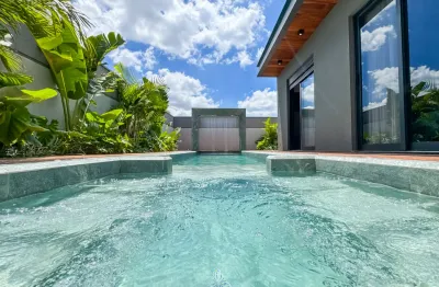 Casa térrea de alto padrão no condomínio vila dos pinheiros – indaiatuba