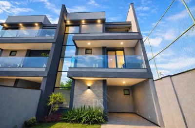 Triplex moderno no Pineville, com acabamento alto padrão, 4 quartos, 2 suítes e terraço gourmet com vista incrível