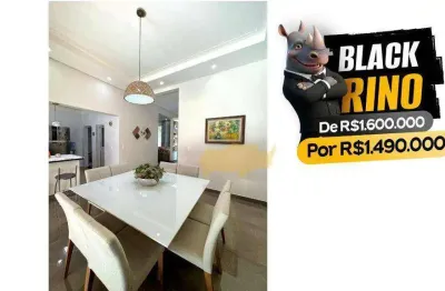 Black rino - de r$ 1.600.000,00 para r$ 1.490.000,00 casa com 3 dormitórios à venda, 240 m² - residencial florença - rio claro/sp