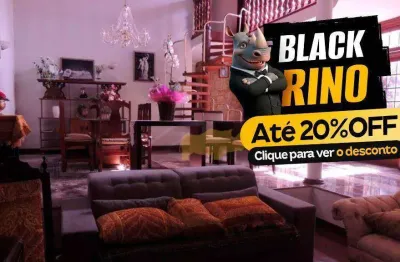 Black rino  - aproveite  de  r$ 1.300.000,00 por  r$  1.235.000,00  casa  375 m²  a/c -  cidade claret - rio claro/sp