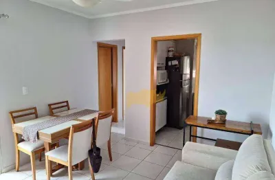 Apartamento com 2 dormitórios à venda, 55 m² por r$ 270.000,00 - jardim claret - rio claro/sp
