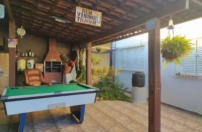 Casa com 3 dormitórios + edícula (sala, cozinha, quarto com suite) e churrasqueira, à venda, 176 m² por r$ 530.000 - santana - rio claro/sp