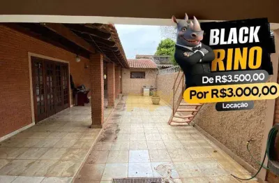 Casa com 2 dormitórios para alugar, 292 m² por r$ 3.322,12/mês - vila santo antônio - rio claro/sp