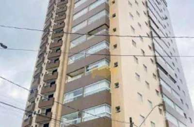 Apartamento com 3 dormitórios à venda, 73 m² por r$ 450.000,00 - aviação - praia grande/sp