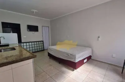 Kitnet com 1 dormitório para alugar, 28 m² por r$ 1.420,00/mês - jardim primavera - rio claro/sp