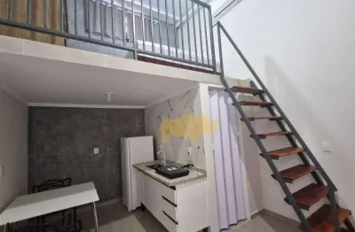 Kitnet com 1 dormitório para alugar, 23 m² por r$ 1.420,00/mês - jardim primavera - rio claro/sp