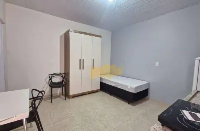 Kitnet com 1 dormitório para alugar, 18 m² por r$ 1.220,00/mês - jardim primavera - rio claro/sp