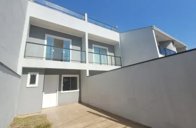 Sobrado a venda no sítio cercado, curitiba, pr, por r$420.000,00