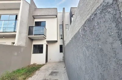 Sobrado a venda no sítio cercado, curitiba, pr por r$379.000,00