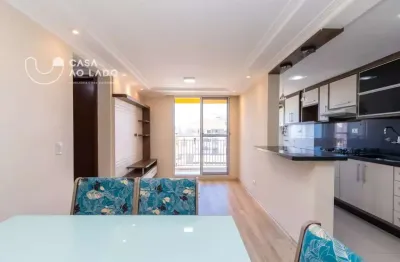 Apartamento mobiliado de 53m² com 02 quartos em São José dos Pinhais/PR.