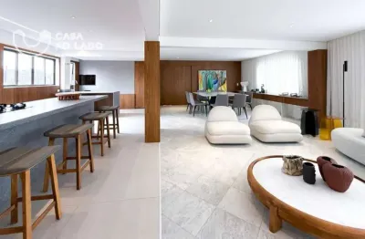 Apartamento retrofit 270m² com 04 suítes no batel - curitiba/pr