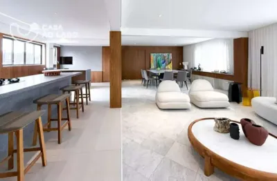 Apartamento retrofit 270m² com 04 suítes no batel - curitiba/pr