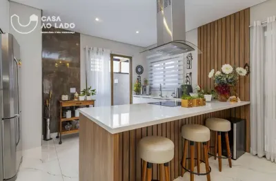 Casa em condomínio 230 m² com 03 suítes no santa cândida - curitiba/pr