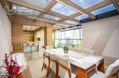 Cobertura semi mobiliada 144m² com 02 dormitórios no jardim botânico - curitiba/pr