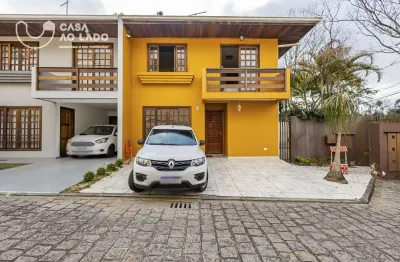Sobrado 190m² com 4 quartos no santa cândida - curitiba/pr