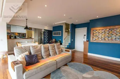 Apartamento duplex com 3 dormitórios à venda, 331 m² por r$ 2.650.000,00 - bosque da saúde - são paulo/sp