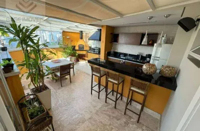 Cobertura com 3 dormitórios à venda, 225 m² por r$ 2.300.000,00 - saúde - são paulo/sp