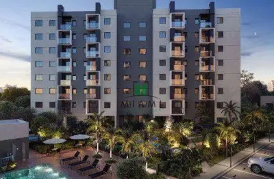 Apartamento com 2 dormitórios à venda, 48 m² por r$ 453.044,00 - hauer - curitiba/pr