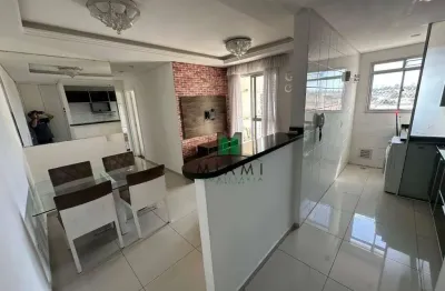 Apartamento com 2 dormitórios para alugar, 57 m² por R$ 2.835,00/mês - Guaíra - Curitiba/PR