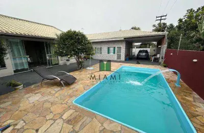 Casa com 4 dormitórios à venda, 200 m² por r$ 695.000,00 - balneário costa azul - matinhos/pr