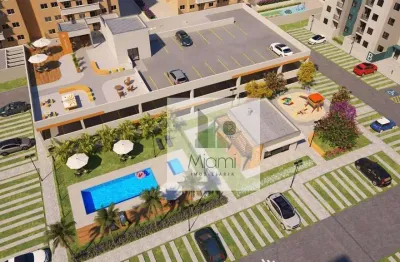 Apartamento com 2 dormitórios à venda, 47 m² por r$ 370.288 - cidade industrial - curitiba/pr