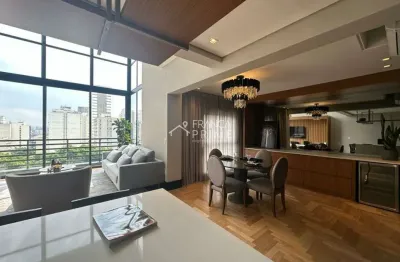 Luxuoso loft duplex mobiliado, 1 dormitórios, 1 suíte, 2 banheiros, 2 vaga de garagem