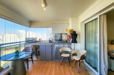 Apartamento a venda no jardim das perdizes com 79m² 2 quartos(1suite) 1 vaga, ar condicionado