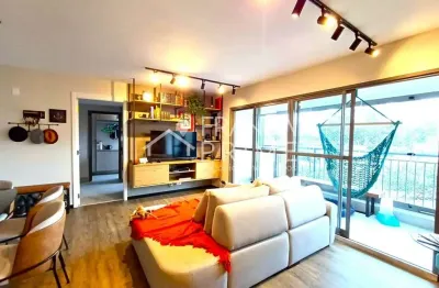 Apartamento para locação - 90m² - 2 dormitórios (1 suíte) - 3 banheiros - 2 vagas - mobiliado