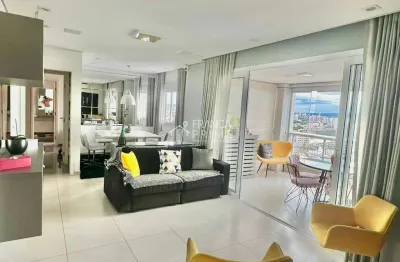 Apartamento  vila romana totalmente decorado 3 dorm 3 vagas churrasqueira na varanda