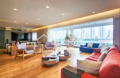 Lindo Apartamento Mobiliado de Alto Padrão com 202 m² - Jardim das Perdizes