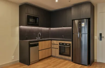 Apartamento (semi mobiliado) locação com 61m2 com 2 dormitórios (suíte) em moema - são paulo - sp