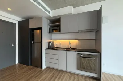 Apartamento studio (semi mobiliado) locação com 39m2 - rua dos pinheiros - são paulo - sp