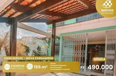 Casa à venda, 3 quartos, 2 suítes, 2 vagas, nova parnamirim - parnamirim/rn