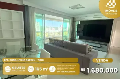 Apartamento com 4 quartos à venda no Tirol, Natal 
