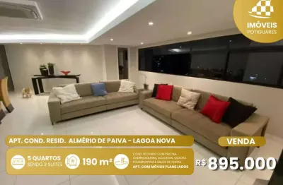 Cobertura com 5 quartos à venda no Lagoa Nova, Natal 