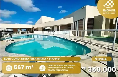 Terreno em condomínio fechado à venda no Pirangi do Norte (Distrito Litoral), Parnamirim 