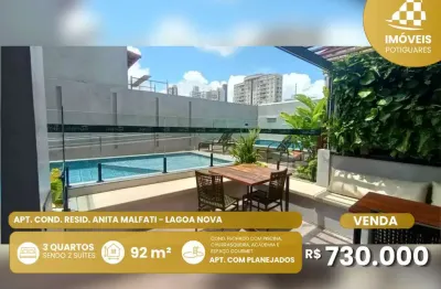 Apartamento com 3 quartos à venda no Lagoa Nova, Natal 