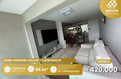 Apartamento com 2 quartos à venda no Capim Macio, Natal 