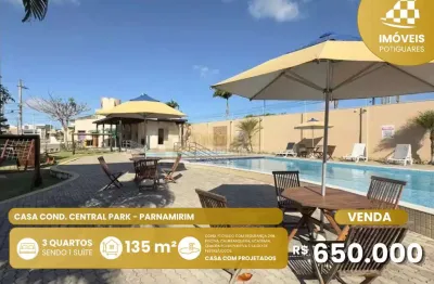 Casa à venda, 3 quartos, 3 suítes, 3 vagas, parque das nações - parnamirim/rn