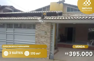 Excelente casa à venda em nova parnamirim – próximo à av. maria lacerda
