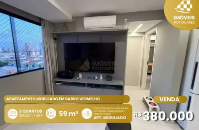 Apartamento 2 quartos com 1 suíte, 59 m², barro vermelho, natal - financiamento aceito