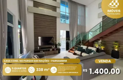Casa para venda em condomínio no parque das nações em parnamirim/rn