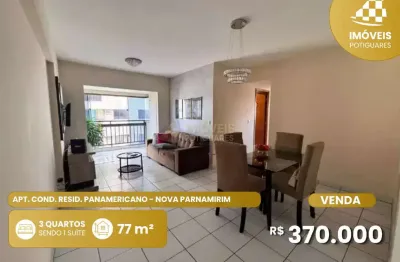 Apartamento a venda no residencial panamericano em nova parnamirim