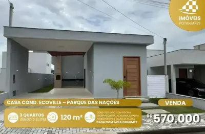 Casa à venda, 3 quartos, 2 suítes, 2 vagas, parque das nações - parnamirim/rn