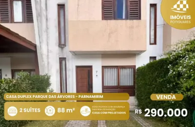 Casa à venda, 2 quartos, 2 suítes, 1 vaga, parque das árvores - parnamirim/rn