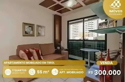 Apartamento com 2 quartos à venda no Tirol, Natal 